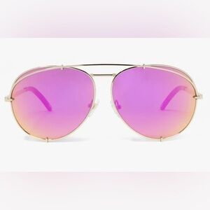 NWT KOKO GD-PK22 GOLD FRAME PINK LENS